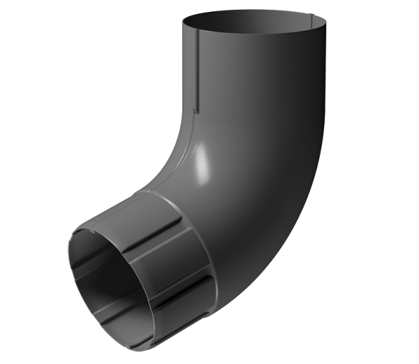 Колено 72° D90 Döcke STAL PREMIUM Графит, (RAL 7024) купить в Челябинске