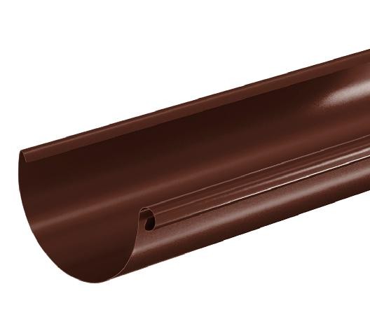 Водосток Aquasistem, система 150/100 - Водосточный желоб 3.00м RAL 8017 Коричневый купить в Челябинске
