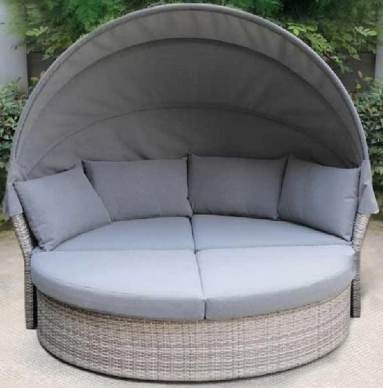 Диван-Трансформер AFINA плетеный из иск. ротанга AFM-325G Grey купить в Челябинске
