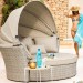 Диван-Трансформер AFINA плетеный из иск. ротанга AFM-325 Beige купить в Челябинске