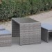 Диван-Трансформер AFINA плетеный из иск. ротанга S330G-W78 Grey купить в Челябинске