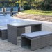 Диван-Трансформер AFINA плетеный из иск. ротанга S330G-W78 Grey купить в Челябинске