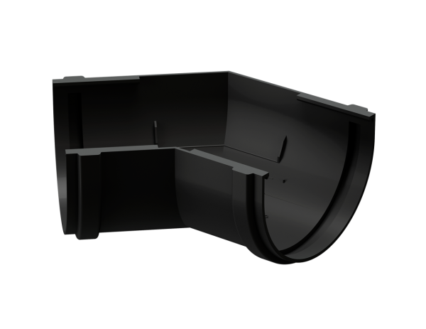 Угол желоба универсал 135˚ Docke Premium ПВХ - Карбон купить в Челябинске