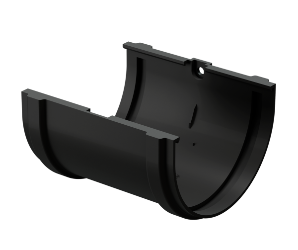 Соединитель желоба Docke Premium ПВХ - Карбон купить в Челябинске