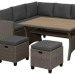 Комплект мебели AFINA плетеной из иск. ротанга AFM-307G-Grey купить в Челябинске