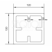 Столб SEQUOIA Evolution 3D WOOD BLACK купить в Челябинске
