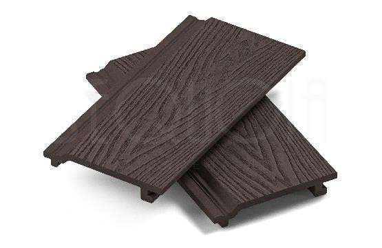 Доска фасадная ДПК 3D SEQUOIA Evolution WOOD BROWN купить в Челябинске