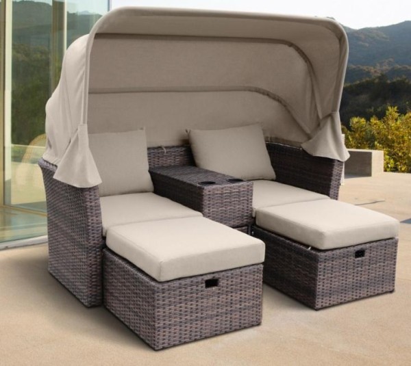 Комплект мебели AFINA плетеной из иск. ротанга AFM-330B Brown купить в Челябинске