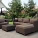 Комплект мебели AFINA плетеной из иск. ротанга YR821A Brown/Beige купить в Челябинске