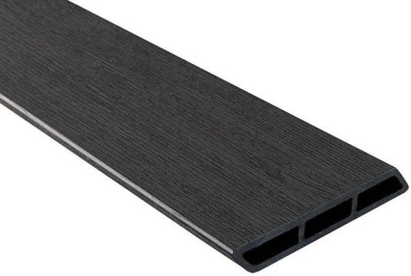Доска Ромбус 3D ДПК Outdoor STORM BLACK черная купить в Челябинске