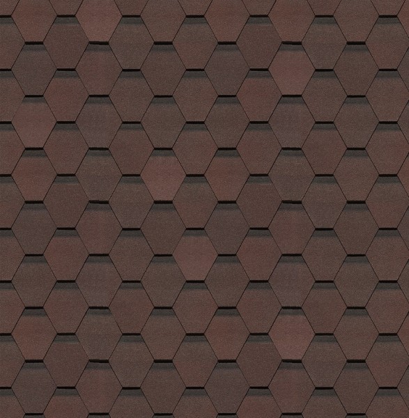 Гибкая черепица Docke, коллекция Шеффилд – Зрелый каштан купить в Челябинске