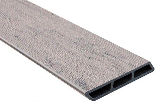 Доска Ромбус 3D ДПК Outdoor STORM GREY серая микс купить в Челябинске