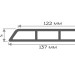 Доска Ромбус 3D ДПК Outdoor STORM GREY серая микс купить в Челябинске