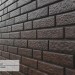 Фасадная панель Ю-Пласт Стоун Хаус Кирпич Коричневый купить в Челябинске