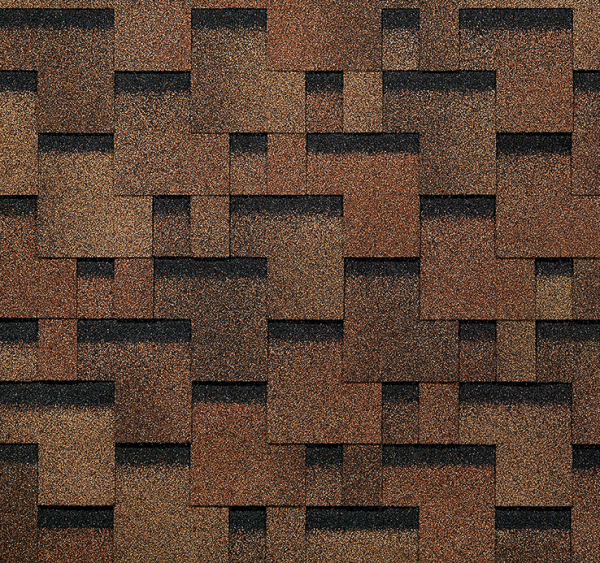 Гибкая черепица EURASIA Docke, Коллекция Лабиринт Светло-коричневый купить в Челябинске