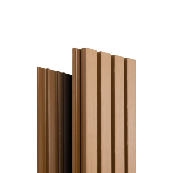 Фасадная доска Ecodecking Техно реечная 200х26х3000 Бронза купить в Челябинске Фасадная доска Ecodecking Техно реечная 200х26х3000 Бронза купить в Челябинске