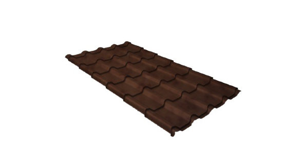 Металлочерепица камея 0,45 Safari Twincolor Brown купить в Челябинске