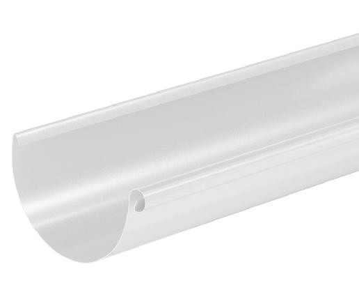 Водосток Aquasistem, система 125x90 - Водосточный желоб 3.00м RAL 9003 Белый купить в Челябинске