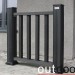 Ограждение из ДПК Outdoor Классик 3D STORM чёрный купить в Челябинске