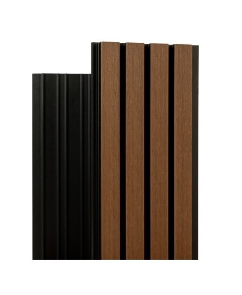 Фасадная реечная панель Ecodecking Скай коэкструзия 200х20х3000 Тик купить в Челябинске Фасадная реечная панель Ecodecking Скай коэкструзия 200х20х3000 Тик купить в Челябинске