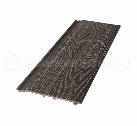 Сайдинг из дпк savewood sw-cedrus тангенциальный распил темно-коричневый купить в Челябинске