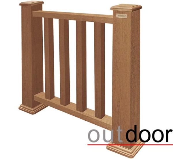 Ограждение из ДПК Outdoor Классик 3D STORM дуб купить в Челябинске