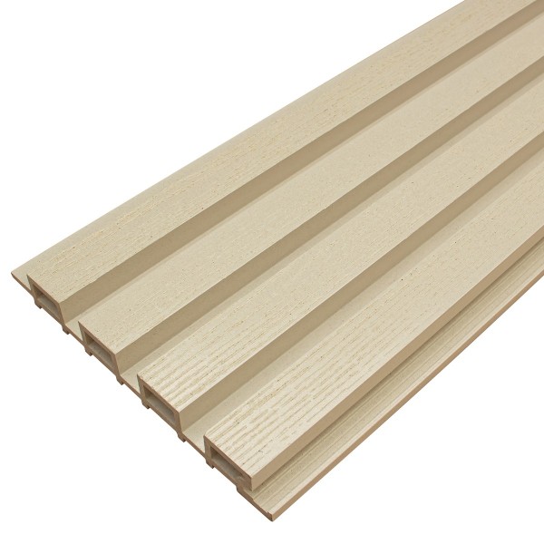 Фасадная доска из ДПК Faynag Wood Рейка Слоновая кость купить в Челябинске