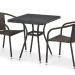 Комплект плетеной мебели AFINA из иск. ротанга T282BNT/Y137C-W53 Brown 2Pcs купить в Челябинске
