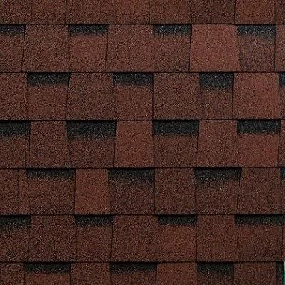 Двухслойная ламинированная черепица Shinglas, серия Фазенда – Красный купить в Челябинске