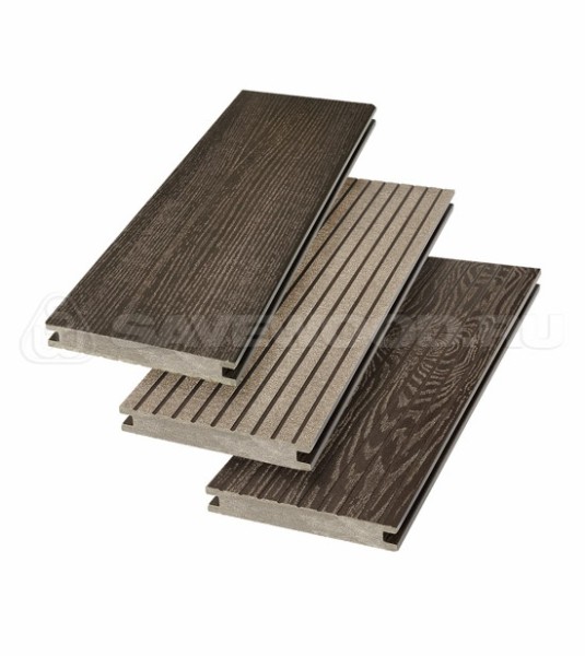 Террасная доска SW Fraxinus (R) полнотелая «SaveWood» Темно-коричневый купить в Челябинске