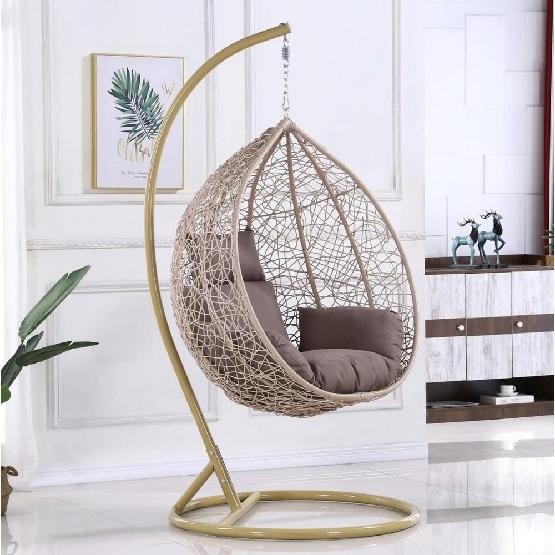 Кресло Подвесное из искусственного ротанга AFM-169A-LB Beige купить в Челябинске
