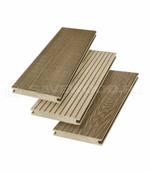 Террасная доска SW Fraxinus (R) полнотелая «SaveWood» Тик купить в Челябинске