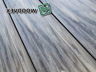 Террасная доска из ДПК WOODVEX Select Бело-серый