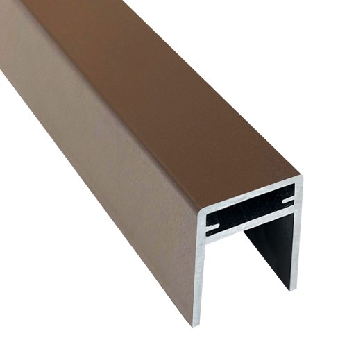 П-профиль Алюминиевый EasyDecking 35x25 Венге купить в Челябинске