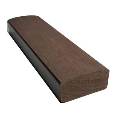 Лавочный брус Ecodecking Некст полнотелый брашированный 70х35 шоколад купить в Челябинске