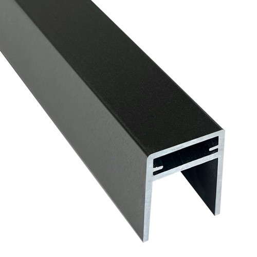 П-профиль Алюминиевый EasyDecking 35x25 Черное дерево купить в Челябинске
