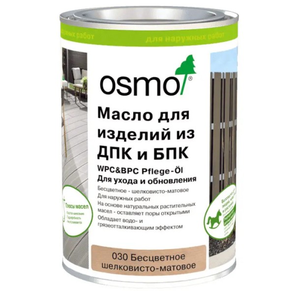Масло для ДПК (OSMO) Бесцветное купить в Челябинске