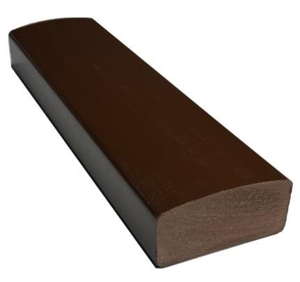 Лавочный брус Ecodecking Некст полнотелый глянцевый 70х35 шоколад купить в Челябинске