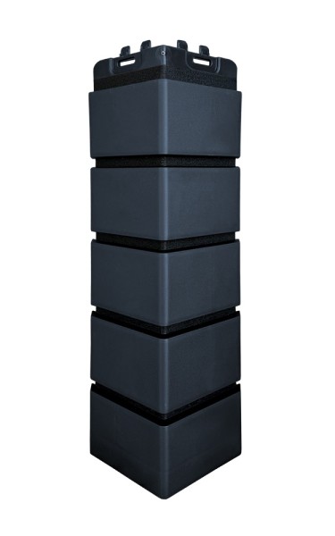 Угол Grand Line клинкерный кирпич ПРЕМИУМ Графит (шов RAL 9005) купить в Челябинске