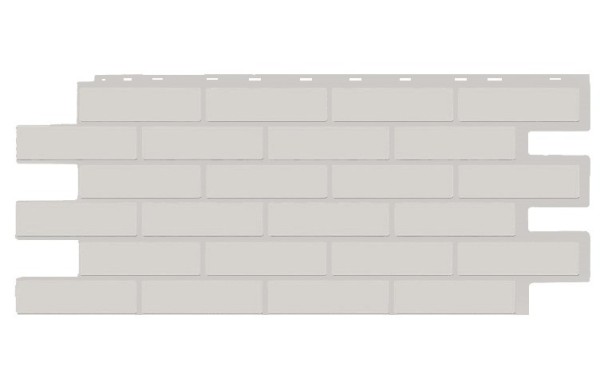 Фасадная панель T-Siding Кирпич Модерн Эко Уайт купить в Челябинске