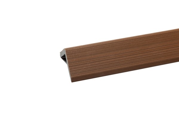 Уголок торцевой Ecodecking Скай коэкструзия 45х45х3000 Тик купить в Челябинске Уголок торцевой Ecodecking Скай коэкструзия 45х45х3000 Тик купить в Челябинске