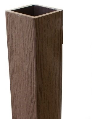 Столб опорный Woodvex Co-Extrusion Темно - Коричневый купить в Челябинске
