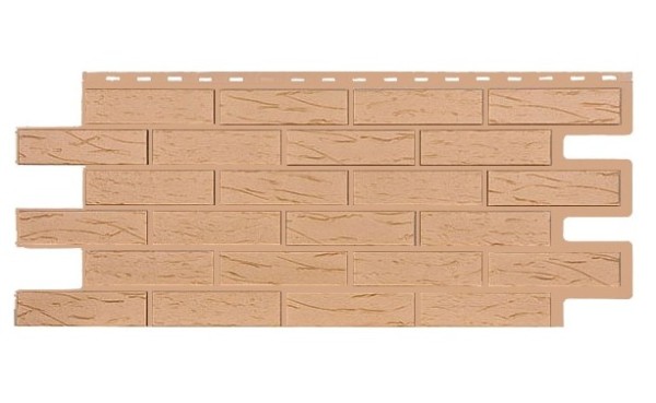 Фасадная панель T-Siding Кирпич Саман Эко Крем купить в Челябинске